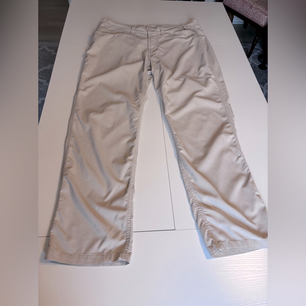 Tasq Montrose Performance Pant In Light Stone Size 34